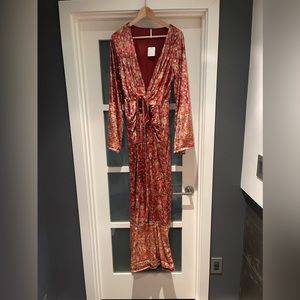 Free People Velvet Jumpsuit - Size M NWT